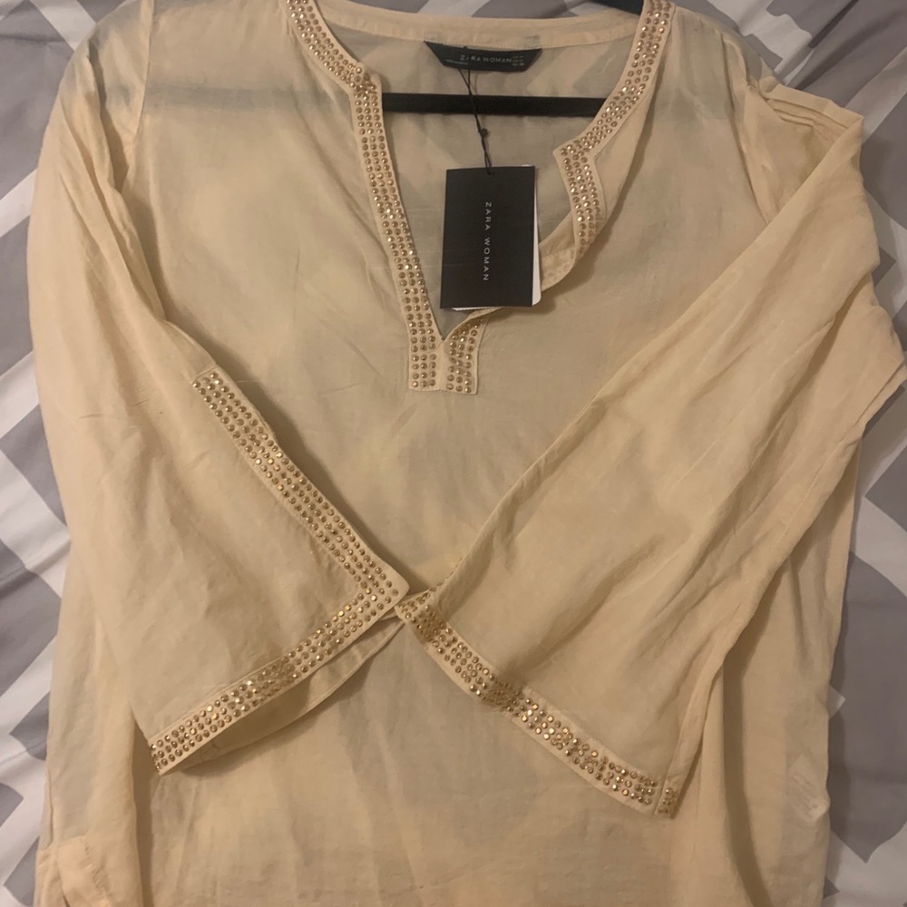 NEW Zara Tunic with crystal embellishment